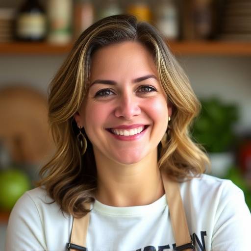 Retrato de Elena Ramirez, experta en cocina mediterr&aacute;nea